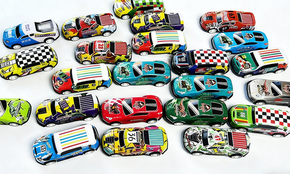 Alloy Pull Back Car Advent Calendar for Kids and Adults Surprise Box