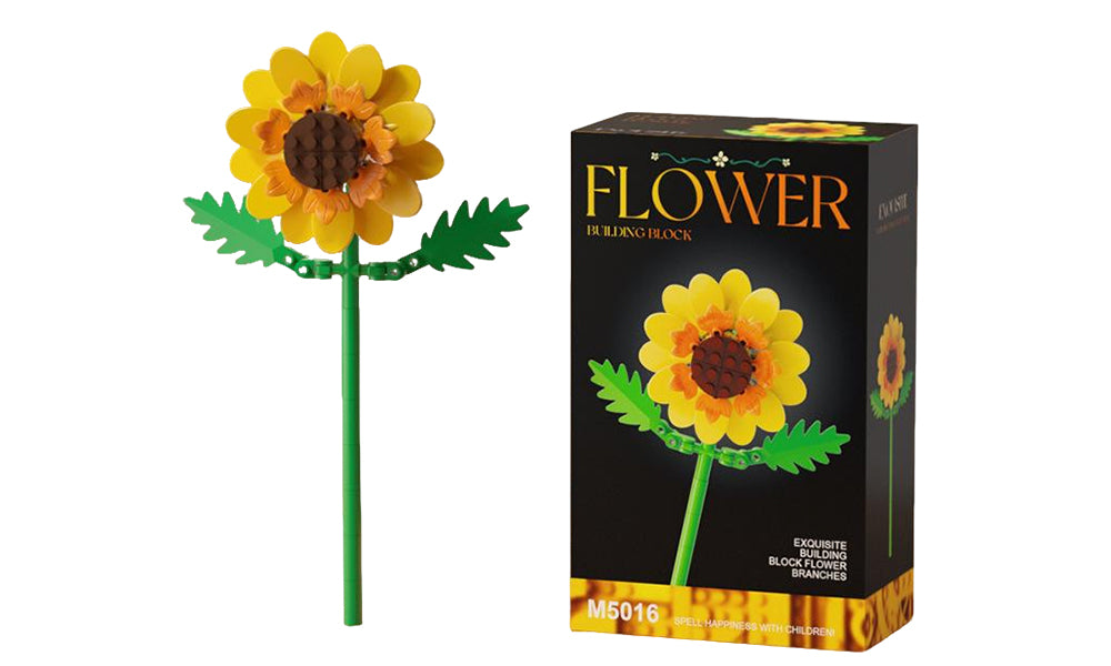DIY Flower Bouquet Building Blocks Set Home Decoration Gift for Kids and Adults