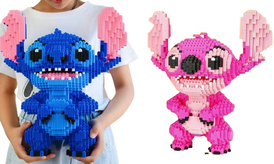 Stitch-Inspired Building Set Small Particle Building Blocks for Age of 14+