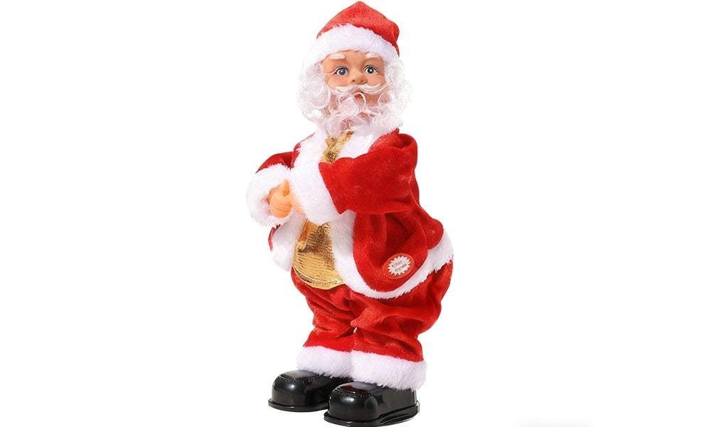 Electric Dancing Santa Claus with Guitar and Music Christmas Decoration Toy
