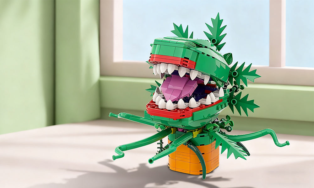 Audrey II-Inspired Piranha Plant Flower Building Kit for Teens and Adult