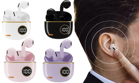 Wireless Bluetooth In Ear Earbuds with Charging Case for Daily Listening
