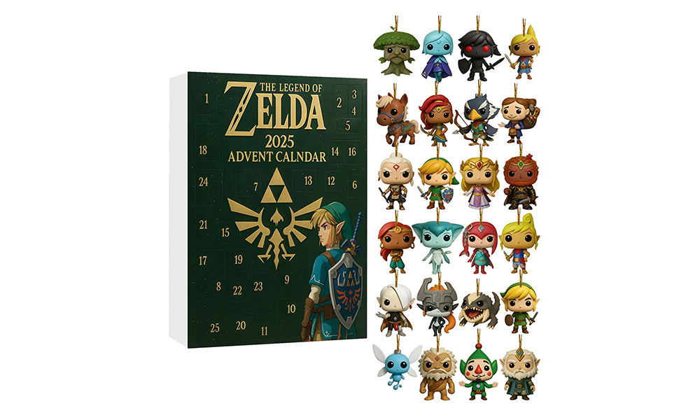 Zelda-Inspired Advent Calendar Acrylic 2D Hanging Ornaments