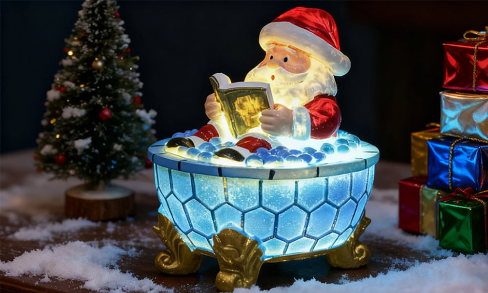 USB Powered Christmas Santa LED Decorative Light Xmas Ornament