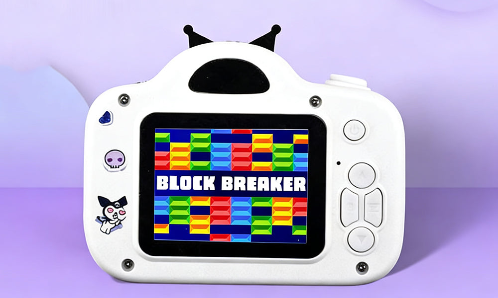 Cartoon-Inspired 1080P Kids Dual Lens Digtal Camera with Stickers