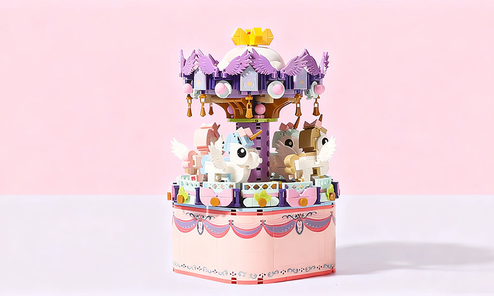 Rotating Music Box Building Set for Aged 8+