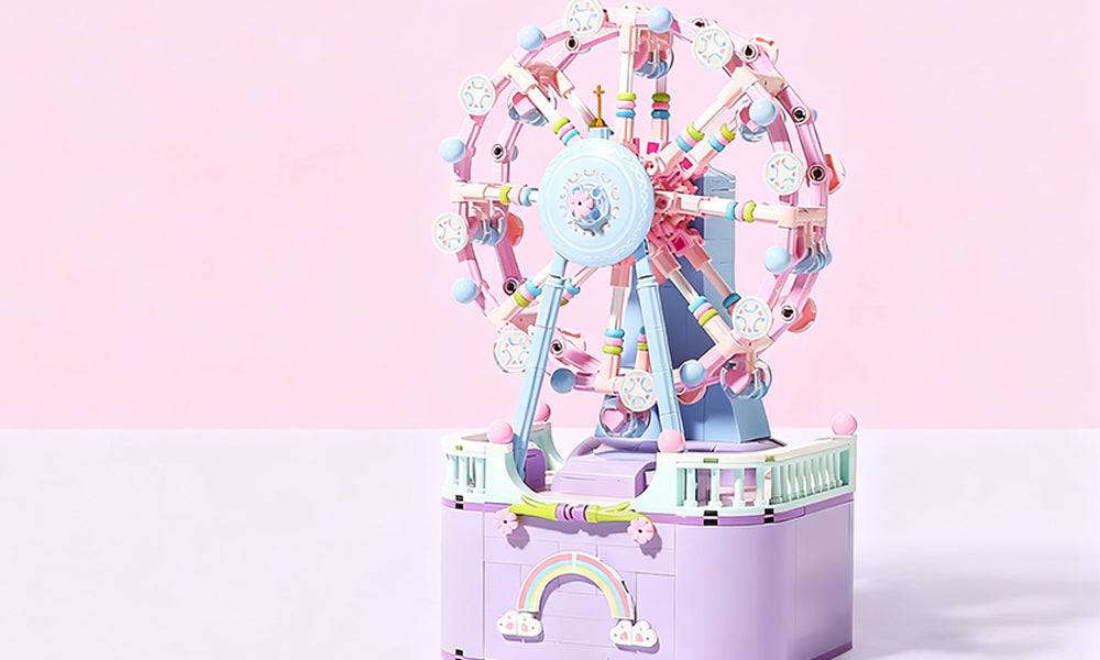 Rotating Music Box Building Set for Aged 8+