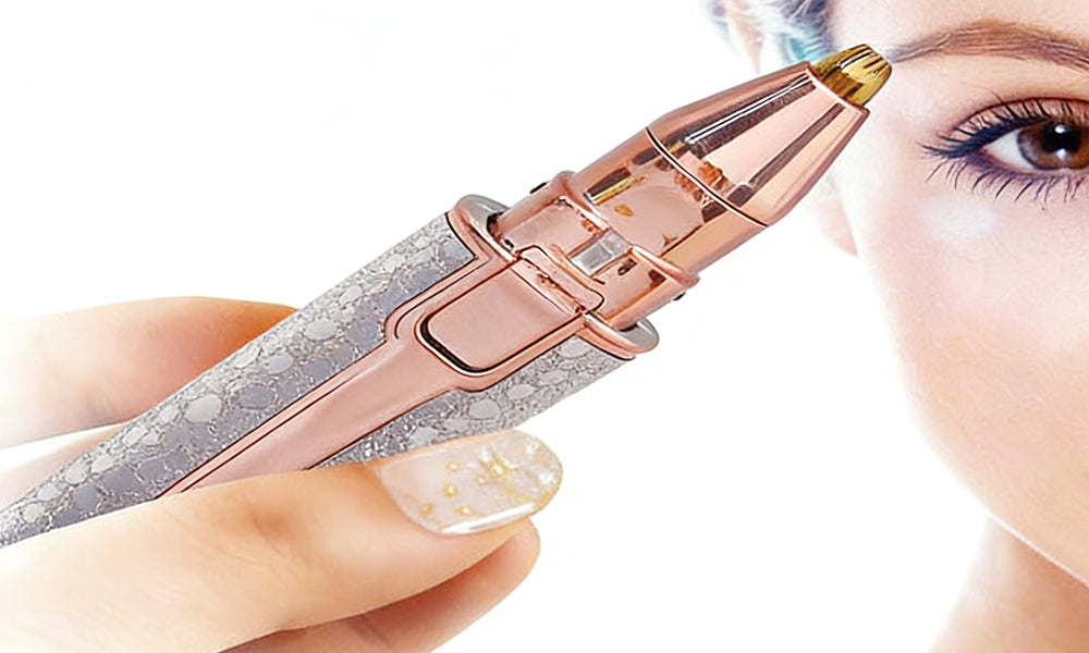 2-in-1 Electric Hair Remover and Eyebrow Trimmer for Women