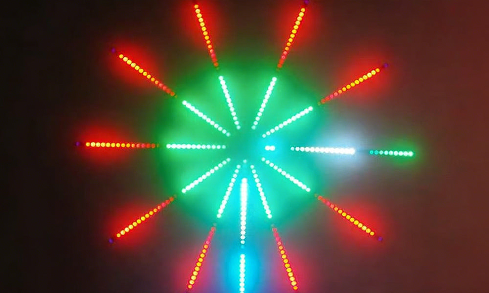 LED Fireworks Light for Outdoor Parties Garden and Event Decoration