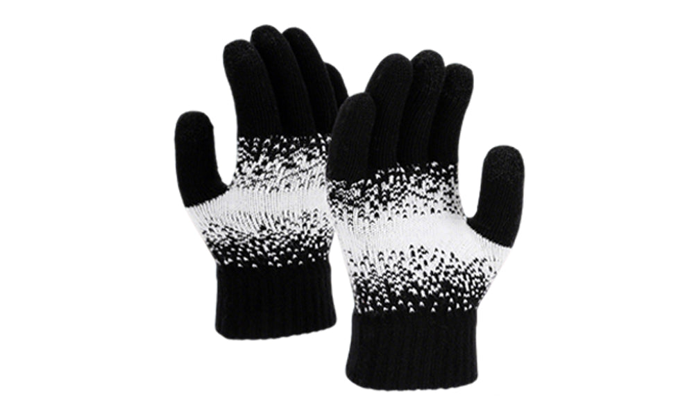 Warm Touchscreen Knit Gloves Elastic Cuff Winter Gloves