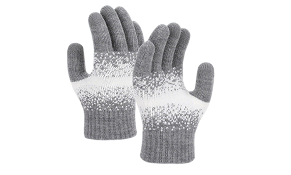 Warm Touchscreen Knit Gloves Elastic Cuff Winter Gloves