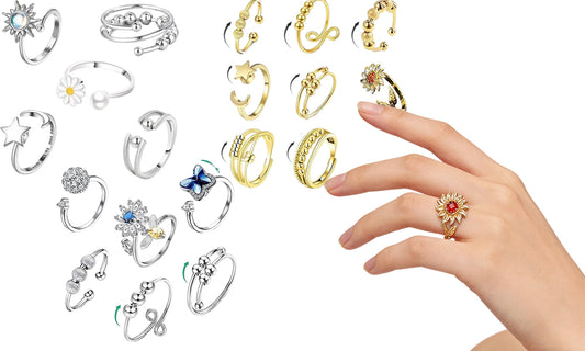 Adjustable Opening Rings Set