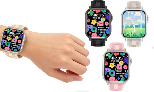 Bluetooth Smart Watch Full Screen Fitness Tracking Watch with Call Function for Daily Use