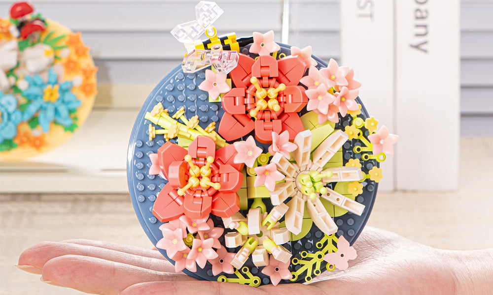 Insect Flower DIY Building Blocks Set
