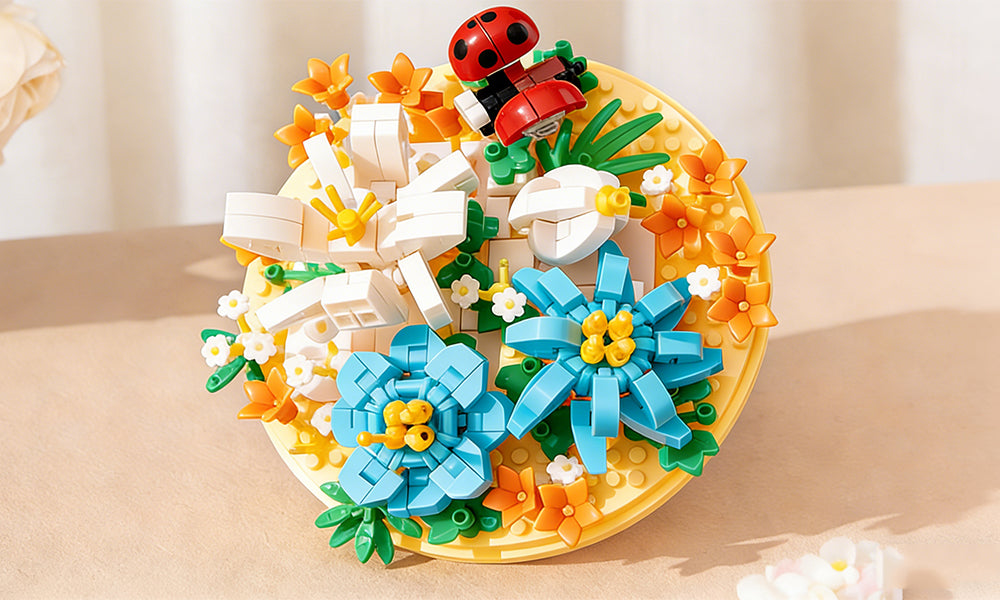 Insect Flower DIY Building Blocks Set