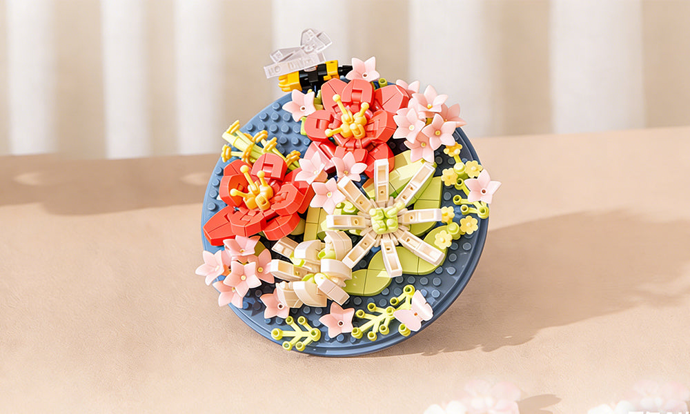 Insect Flower DIY Building Blocks Set