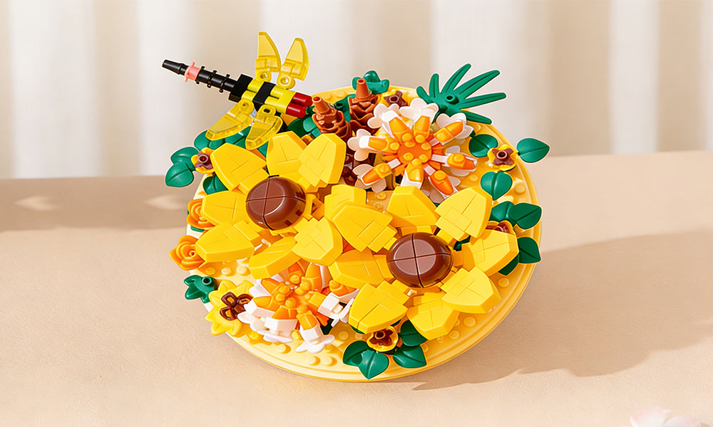 Insect Flower DIY Building Blocks Set