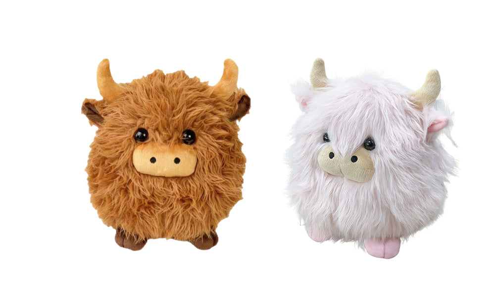 Highland Cow Plush Doll Soft Stuffed Animal Toy for Home Decor