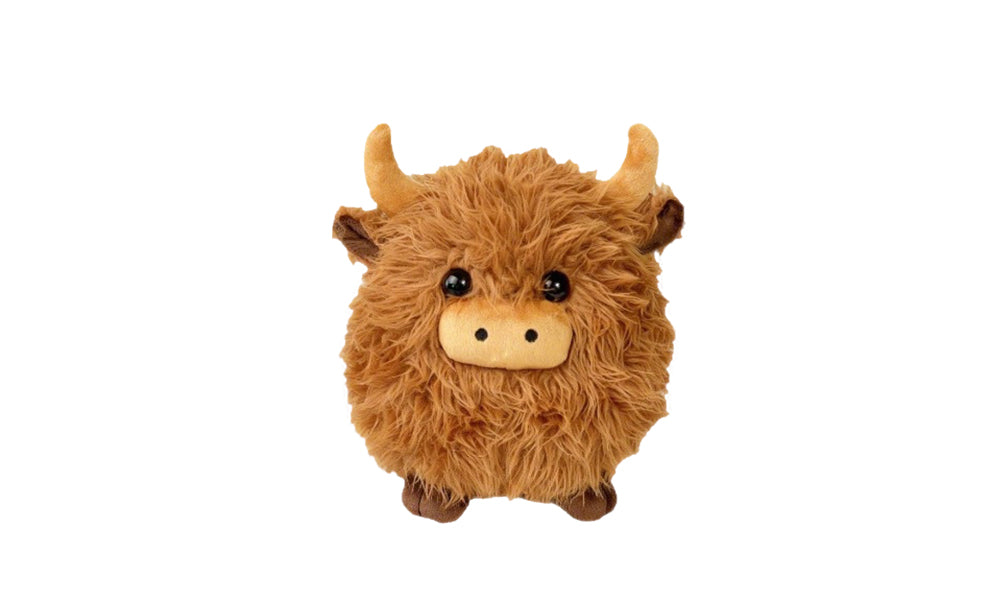 Highland Cow Plush Doll Soft Stuffed Animal Toy for Home Decor