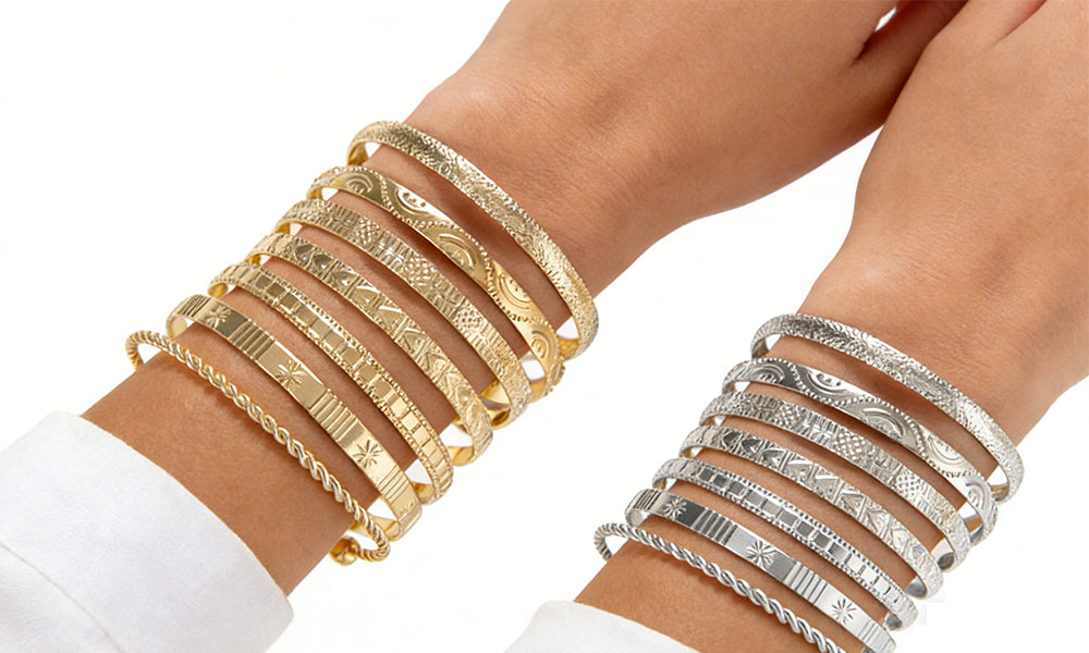 Round Bracelet Set for Men and Women Boho Fashion Jewelry