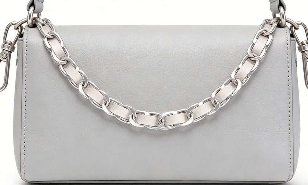 Leather Chain Replacement Strap for Crossbody and Shoulder Handbags