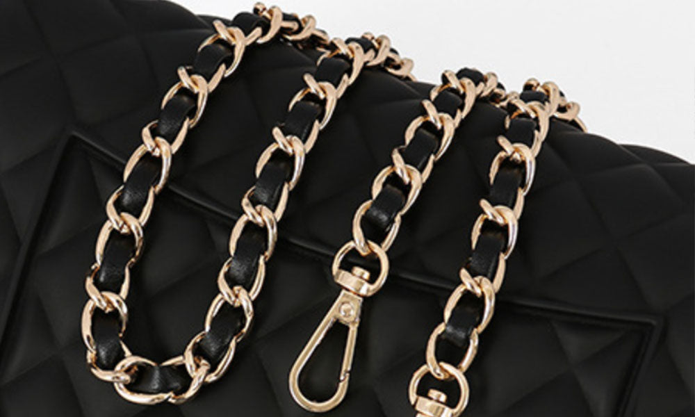 Leather Chain Replacement Strap for Crossbody and Shoulder Handbags