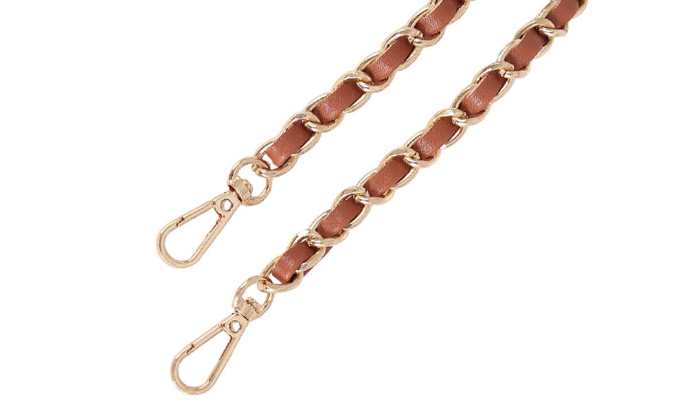 Leather Chain Replacement Strap for Crossbody and Shoulder Handbags