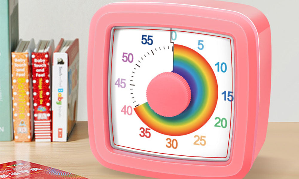 Visual Time Management Timer for Students Silent Countdown Clock Home Office