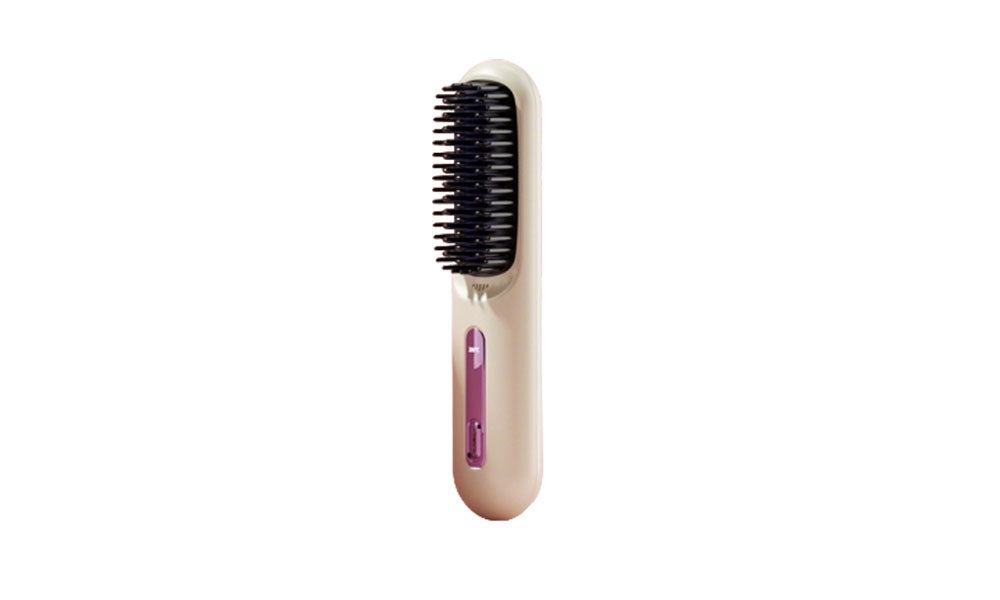 Wireless Hair Straightening Brush for Fast Heating and Portable Use
