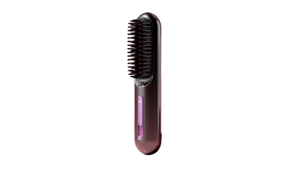 Wireless Hair Straightening Brush for Fast Heating and Portable Use