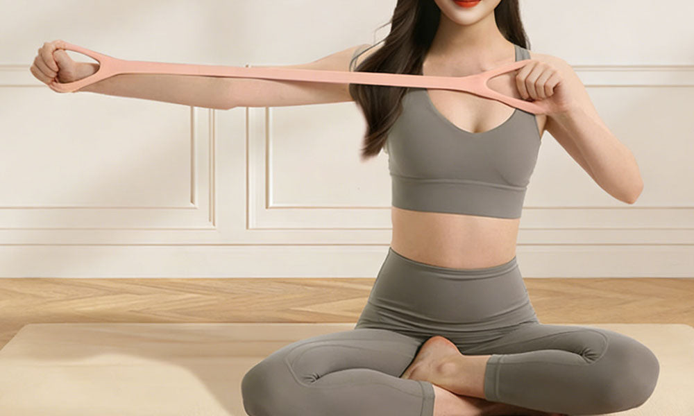 Figure 8 Fitness Resistance Band Workout Exercise Equipment for Yoga Pilates