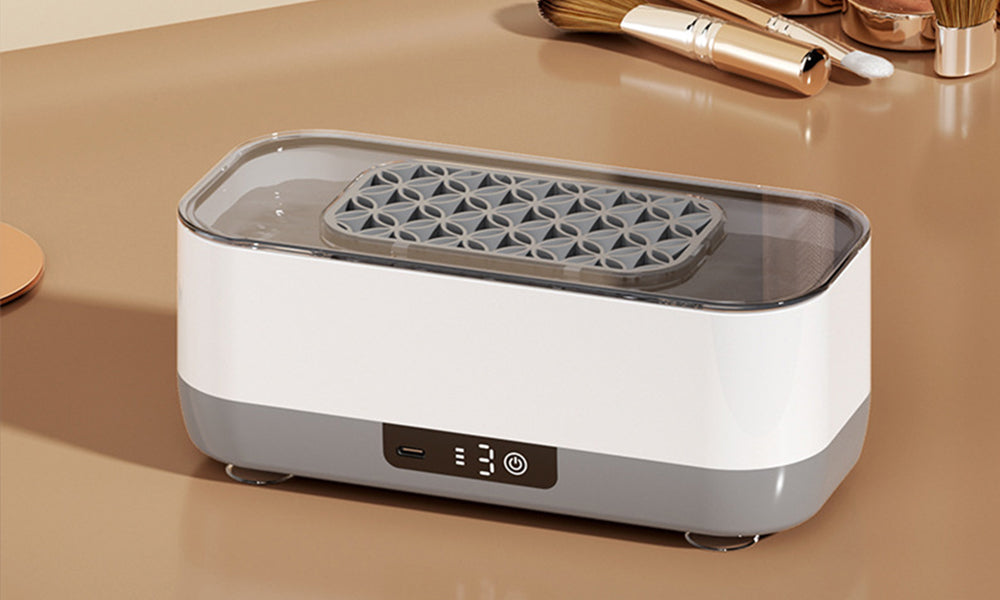 Portable Ultrasonic Cleaner Machine with Type C Charging for Glasses Jewelry Makeup Brushes