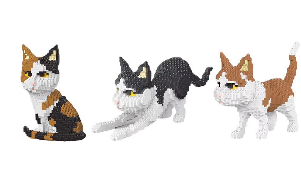 Mini Building Blocks Pet Animal Construction Toy for Kids Boys and Girls