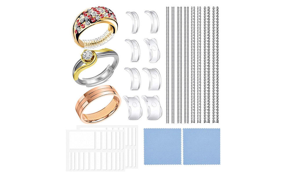 1 Set Ring Sizer Adjuster 20 Pcs for Loose Rings for Boys and Girls