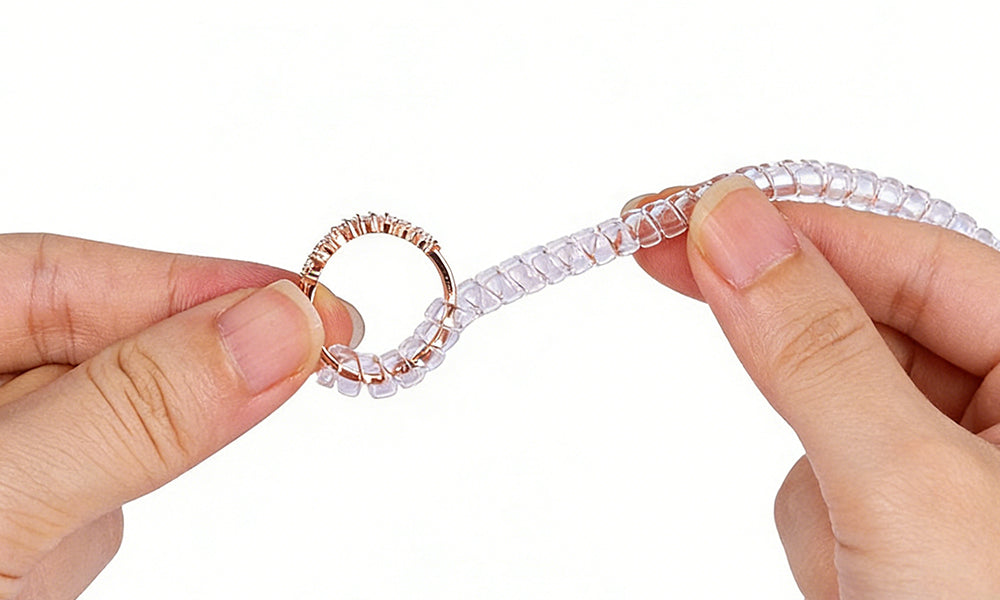 1 Set Ring Sizer Adjuster 20 Pcs for Loose Rings for Boys and Girls