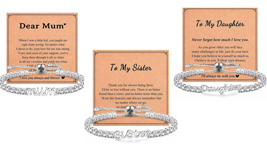 Cubic Zirconia Tennis Bracelet Adjustable Chain Bracelet for Women