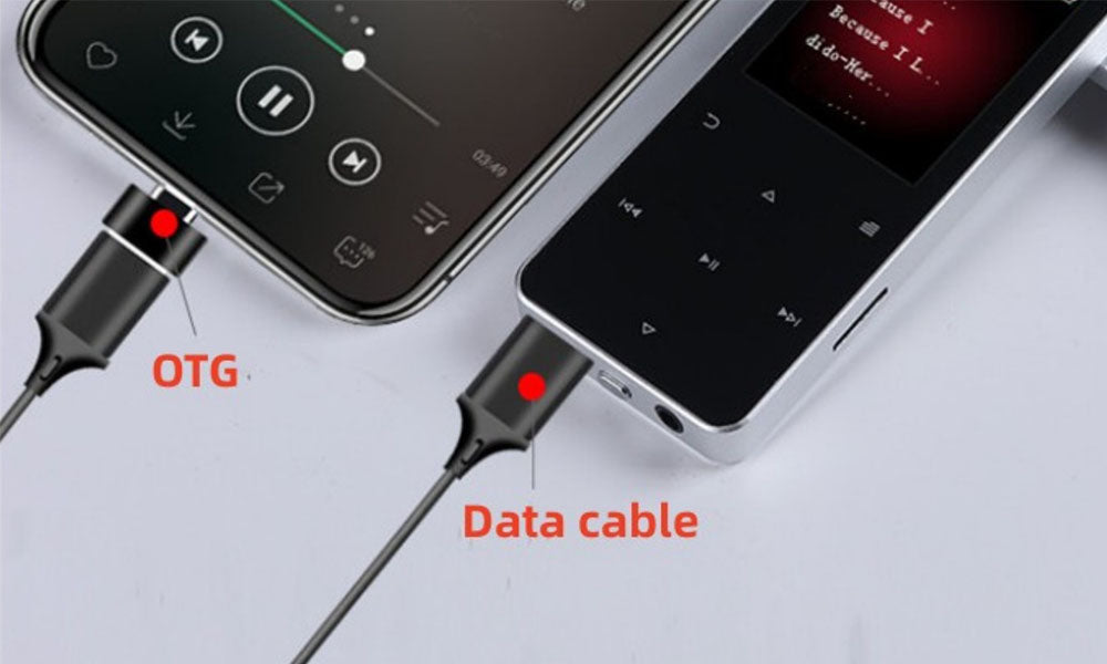 Bluetooth MP3 Player with 64GB TF Card Portable Music Player with Dictionary E-Book