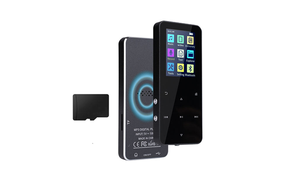 Bluetooth MP3 Player with 64GB TF Card Portable Music Player with Dictionary E-Book