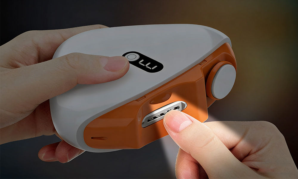 2-in-1 Automatic Electric Nail Clipper Polisher with LED Light Digital Display 3 Speed Nail Trimmer