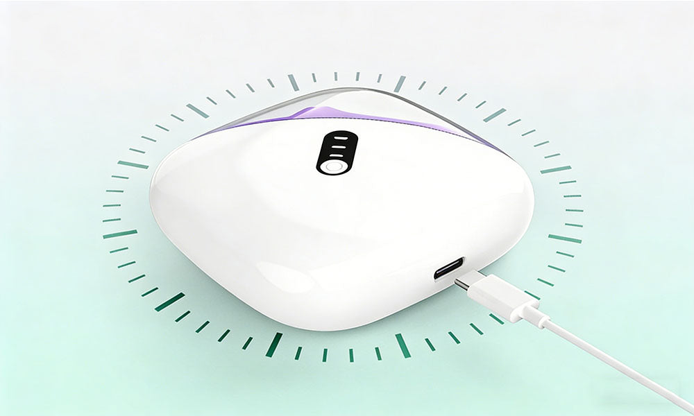 2-in-1 Automatic Electric Nail Clipper Polisher with LED Light Digital Display 3 Speed Nail Trimmer