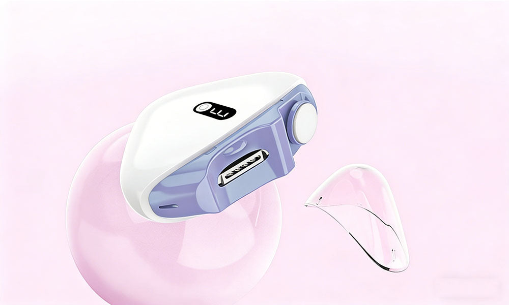 2-in-1 Automatic Electric Nail Clipper Polisher with LED Light Digital Display 3 Speed Nail Trimmer