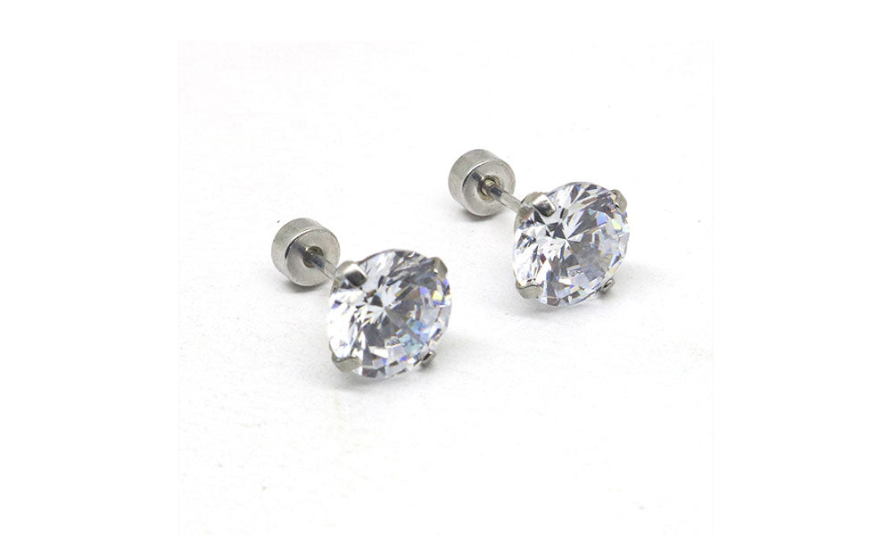 6/12 Pairs Stud Earrings 6 Sizes Earring for Every Look