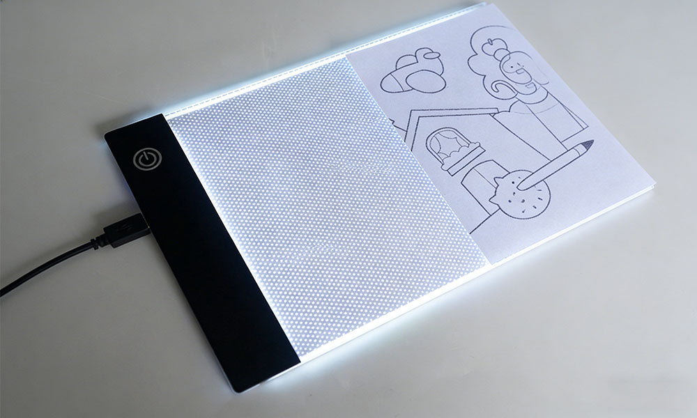 Dimmable A4 LED Light Box Art Tracing Pad for Drawing Diamond Painting