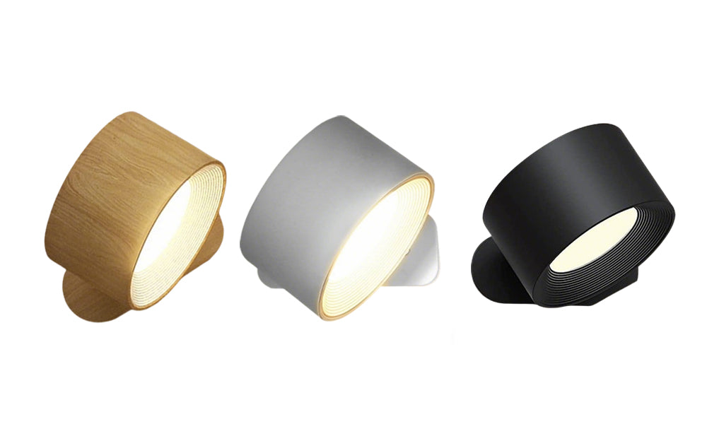 2Pcs USB Rechargeable Magnetic LED Wall Light for Cabinet Bedroom