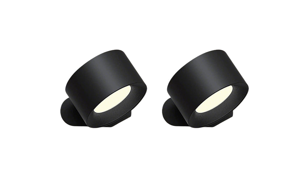 2Pcs USB Rechargeable Magnetic LED Wall Light for Cabinet Bedroom