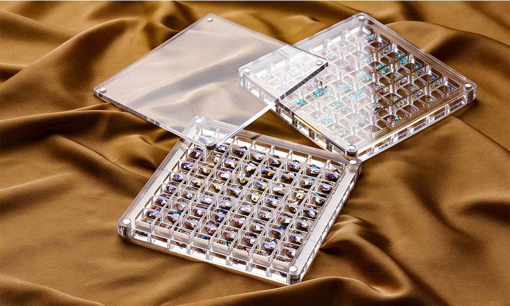 Multi Transparent Bead Storage Box Craft Storage Case for Jewelry Nail Art Parts Display