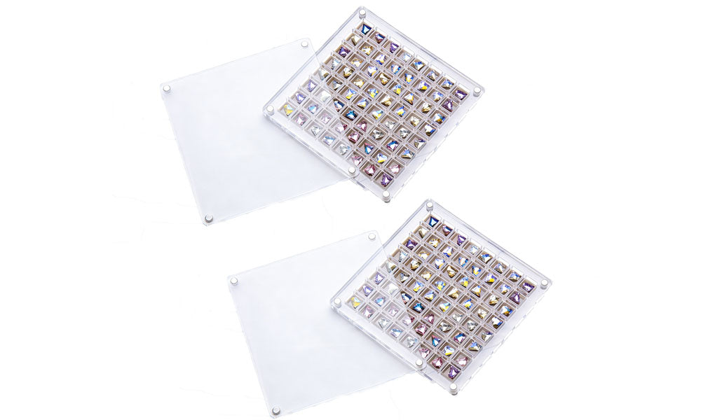 Multi Transparent Bead Storage Box Craft Storage Case for Jewelry Nail Art Parts Display