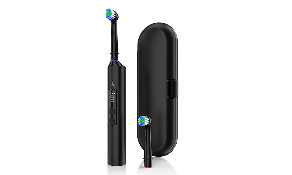 Sonic Electric Toothbrush Handle with 2 Brush Heads Rechargeable Pressure Sensor Toothbrush