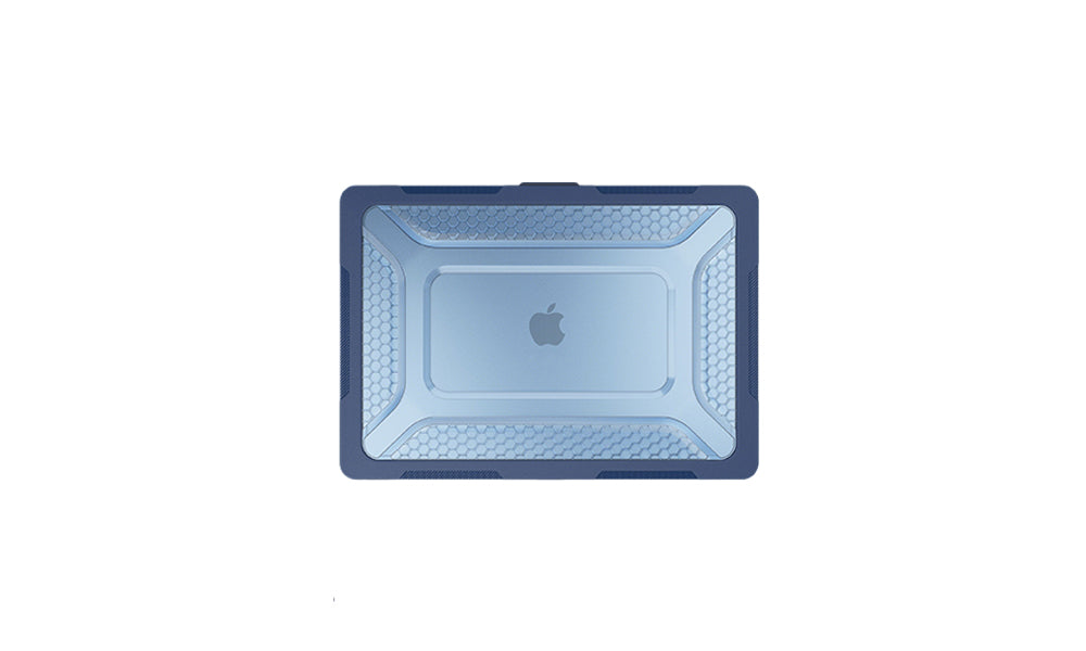 Matte Frosted Hard Shell Protective Case for MacBook Pro 14 Inch with Shockproof Protection and Foldable Stand