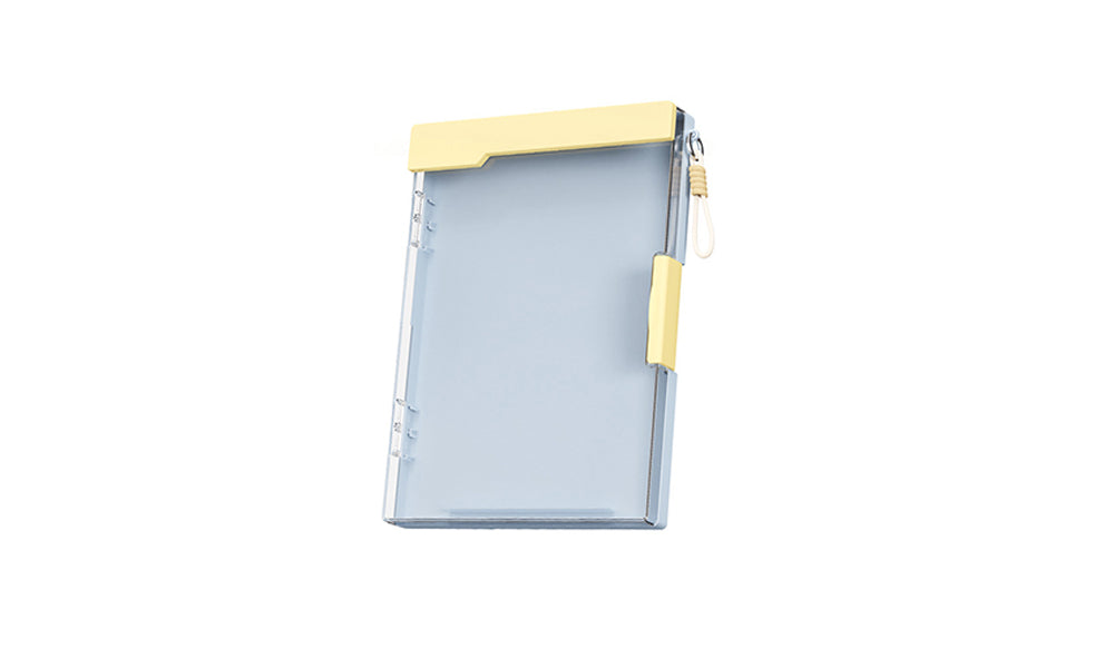 2 in 1 Clipboard File Box with Transparent Cover and Pen Slot